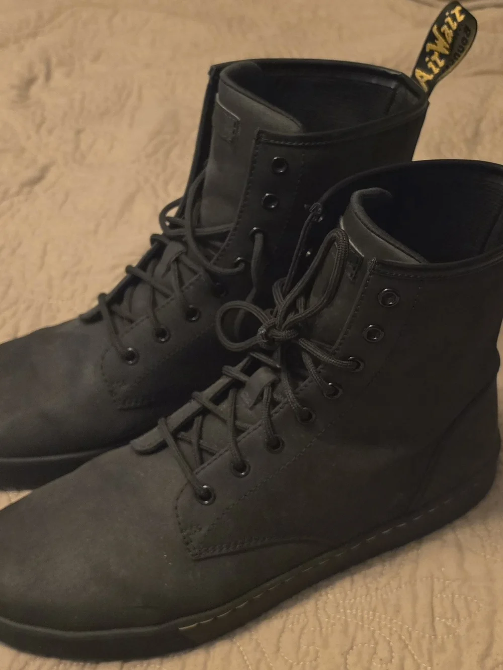 Dr. Martens Men's Black Lace-Up Ankle Boots